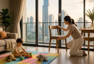 Phòng ngừa trẻ ngã ở Bangkok: Cửa sổ chung cư hiện đại giúp giảm rủi ro nhưng không loại bỏ hoàn toàn