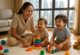 สร้างอาชีพพี่เลี้ยงเด็กในกรุงเทพฯ ประเทศไทย