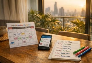 バンコクの学校休暇を乗り切る、駐在家庭のためのチャイルドケア計画