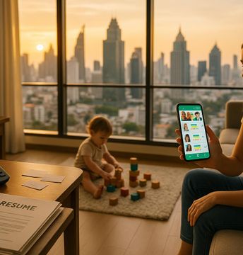 Agencia de niñeras vs plataforma online en Bangkok: ¿cuál es la mejor para tu familia?