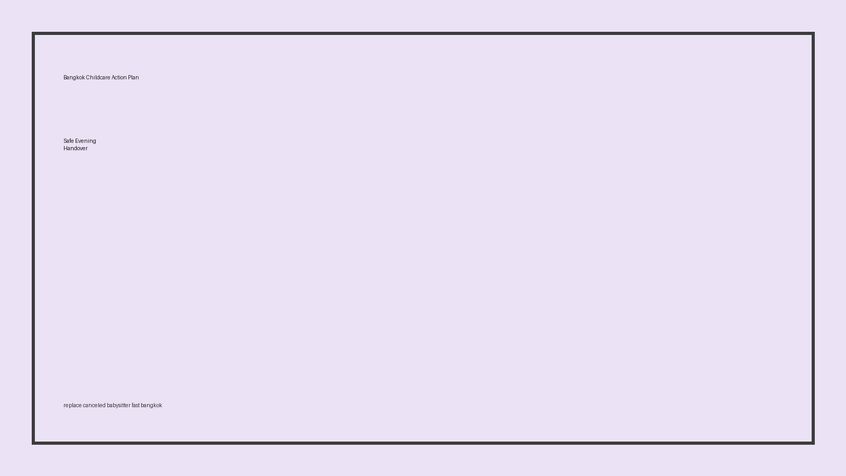 ব্যাংককের অ্যাপার্টমেন্টের দরজায় শান্ত সন্ধ্যায় বেবিসিটার হ্যান্ডওভার