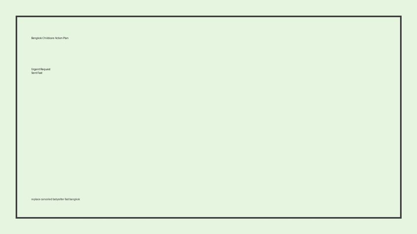 ব্যাংককের কনডো লবিতে স্মার্টফোনে জরুরি চাইল্ডকেয়ার অনুরোধ পাঠাচ্ছেন একজন অভিভাবক