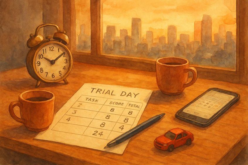 採用判断に使うナニートライアルデー評価表